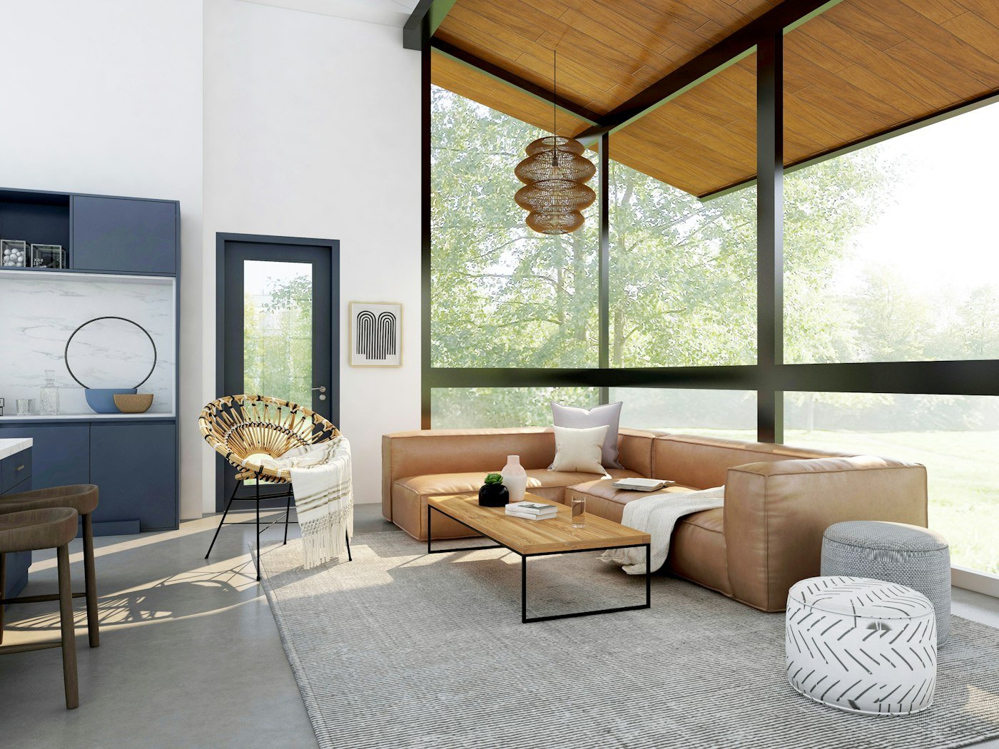 Balancing Private Contemporary Home Openness